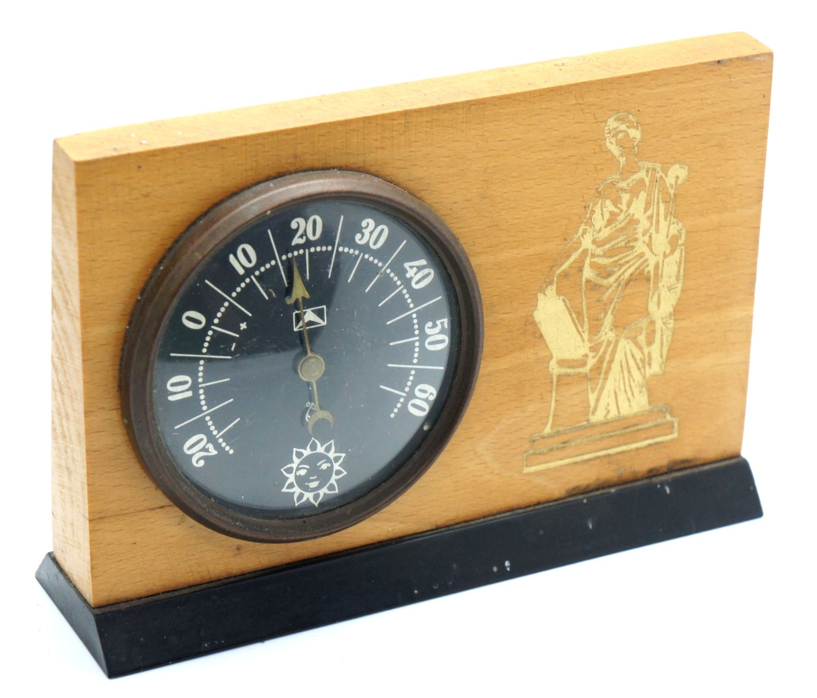Vintage Soviet USSR Desktop Table thermometer Temperature Meter Gradusnik