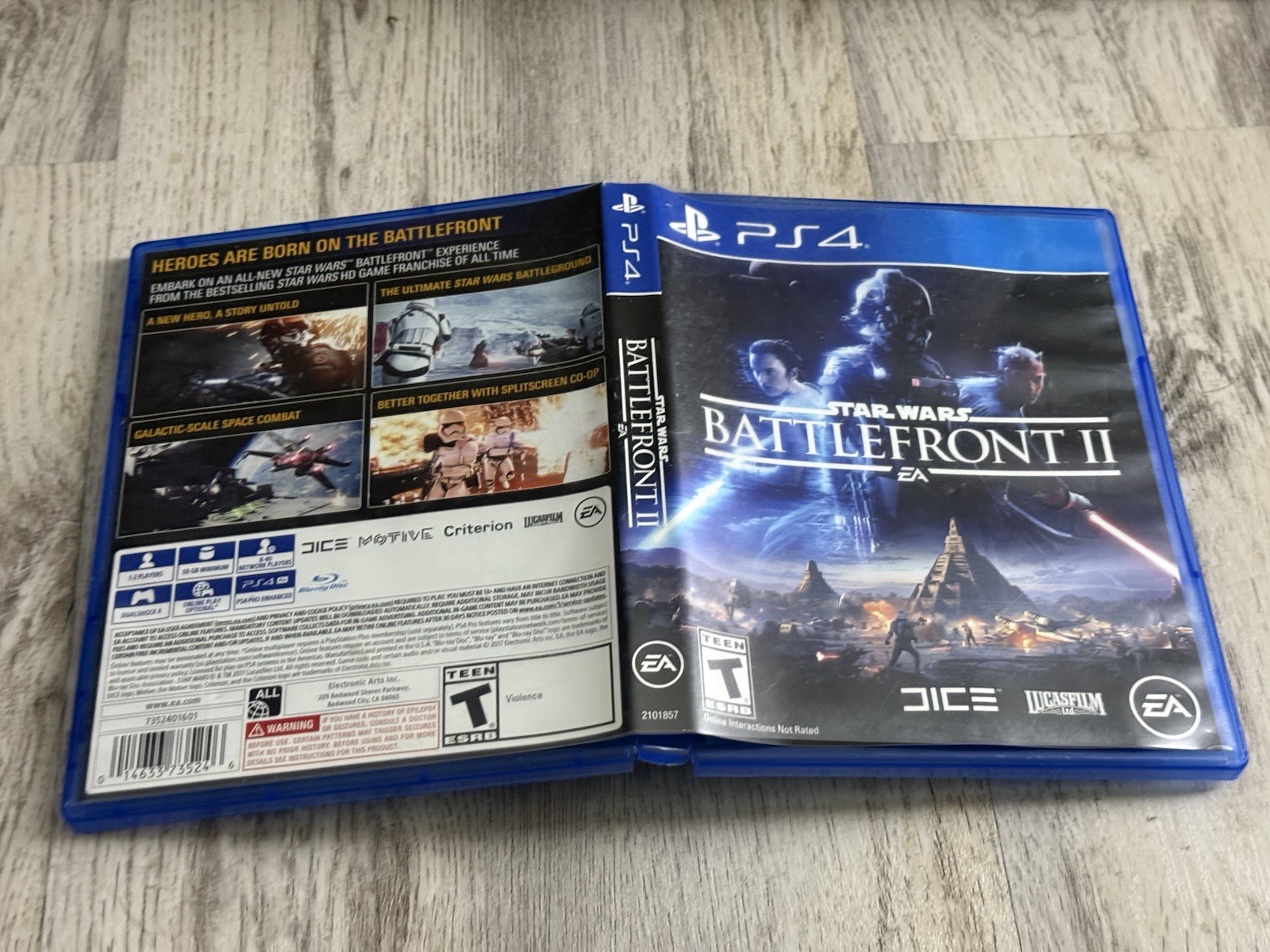 Star Wars Battlefront 2 - PS4 Game Case *NO GAME*