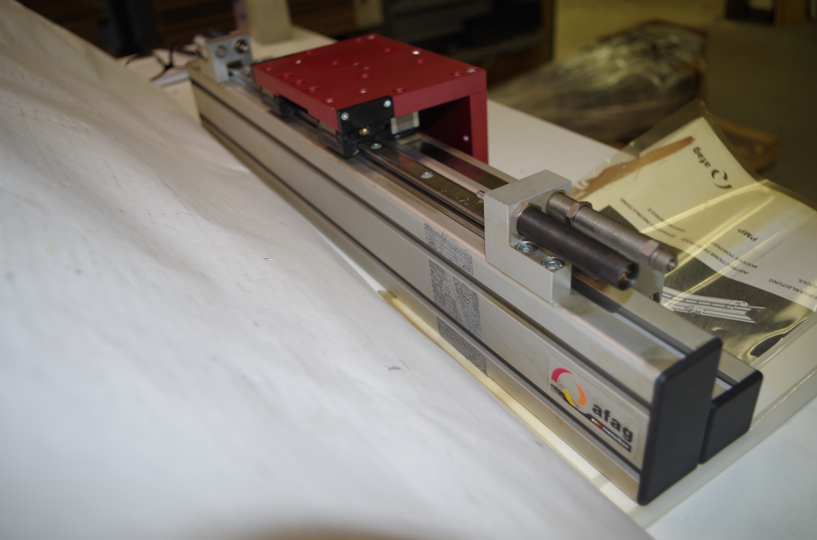 AFAG PNEUMATIC LINEAR MOTION TABLE # PMP SERIES GANTRY MODULE NEW
