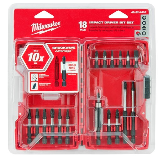 Milwaukee 48-32-4403 Shockwave 18PC Impact Driver Bit Set
