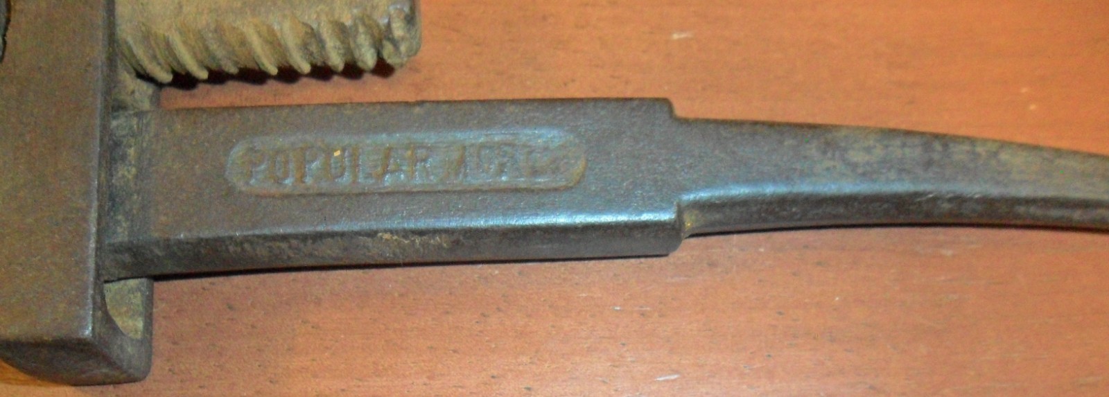 Vintage 12" MOORE DROP FORGING Pipe Monkey Wrench, Springfield, Massachusetts