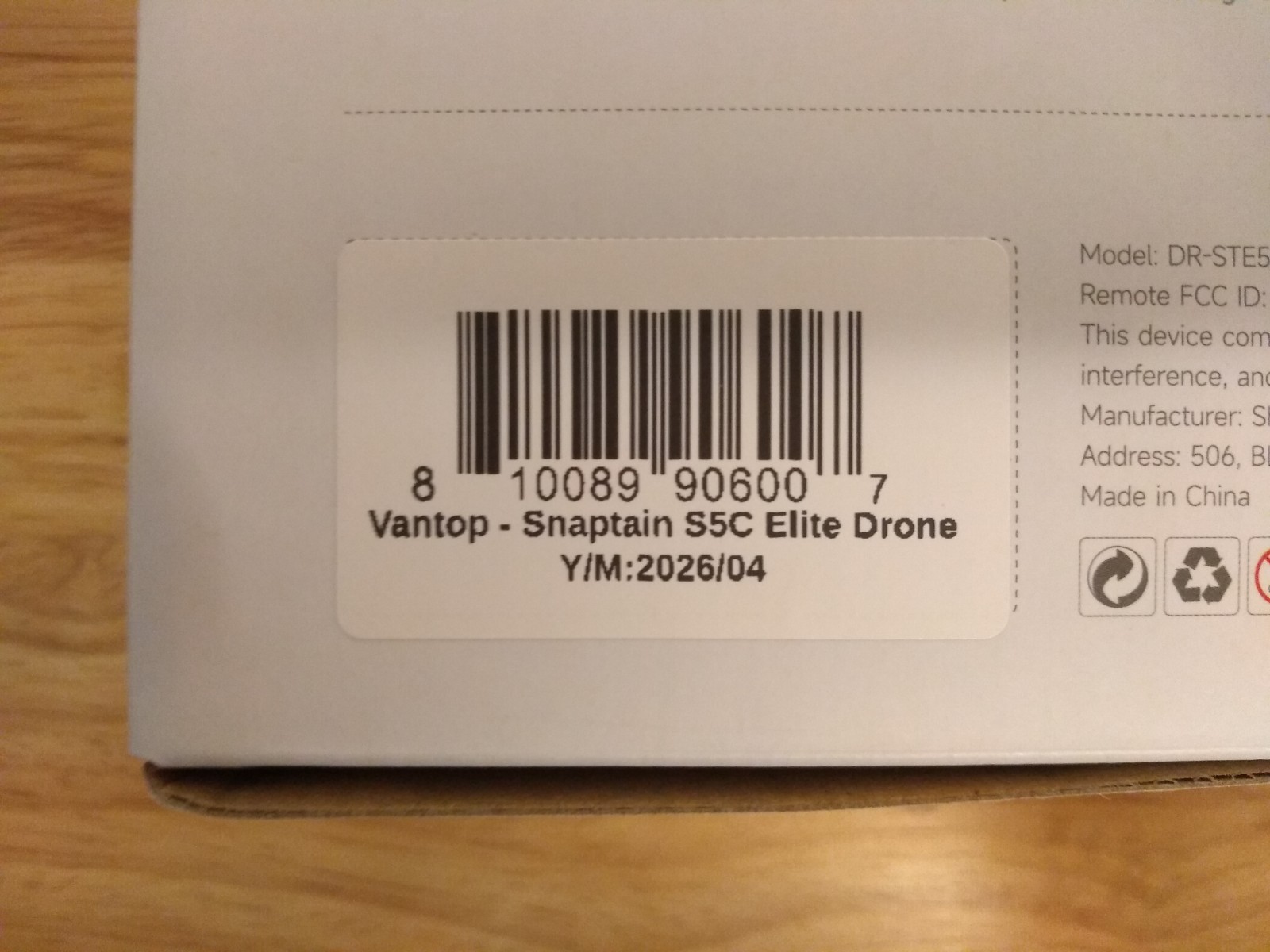SNAPTAIN S5C ELITE DRONE, 1080P CAMERA, NEW, SECURITY TAPE SEALED, NEVER OPENED