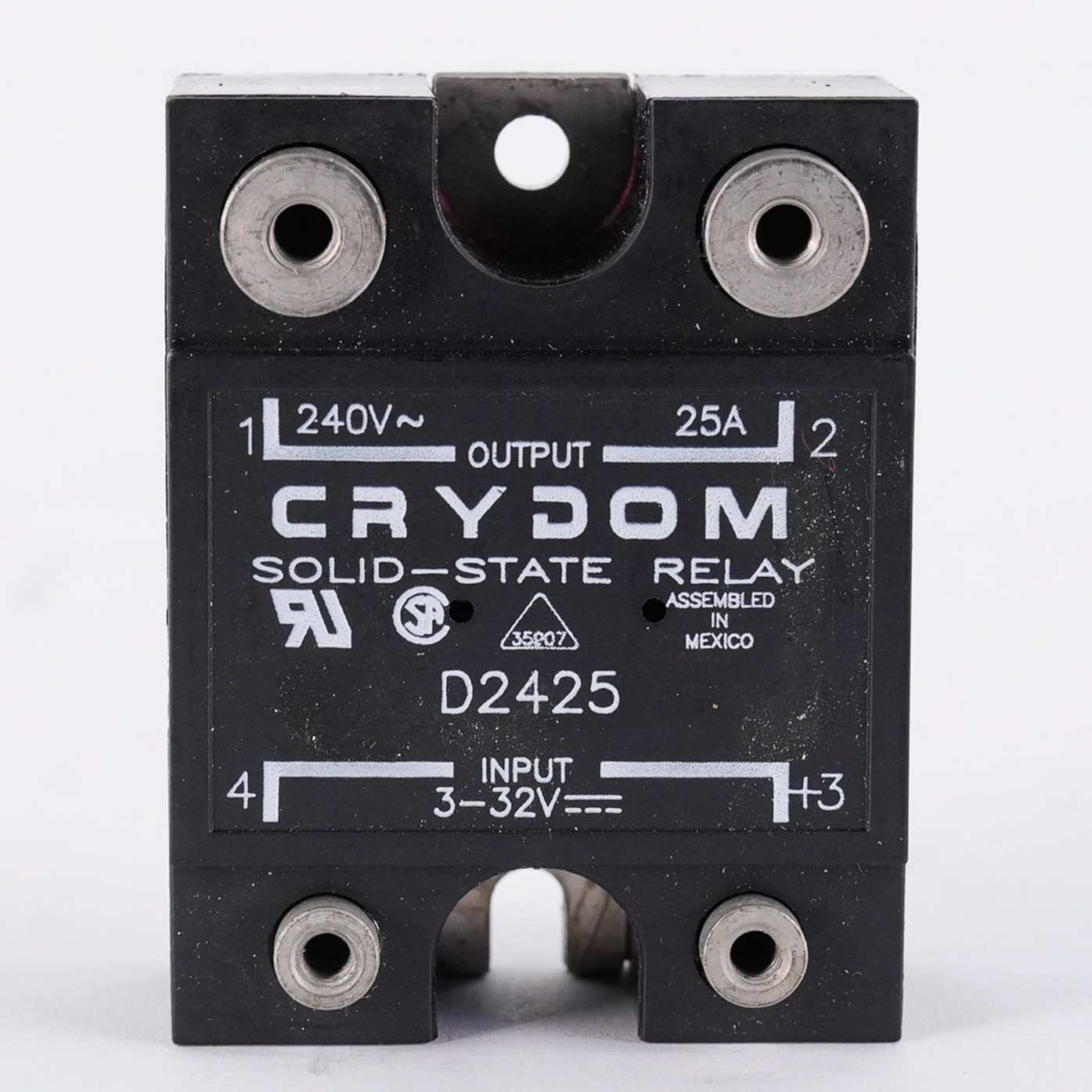 Crydom D2425 Solid State Relay SSR 240V 25A 3-32V Input - Open Box