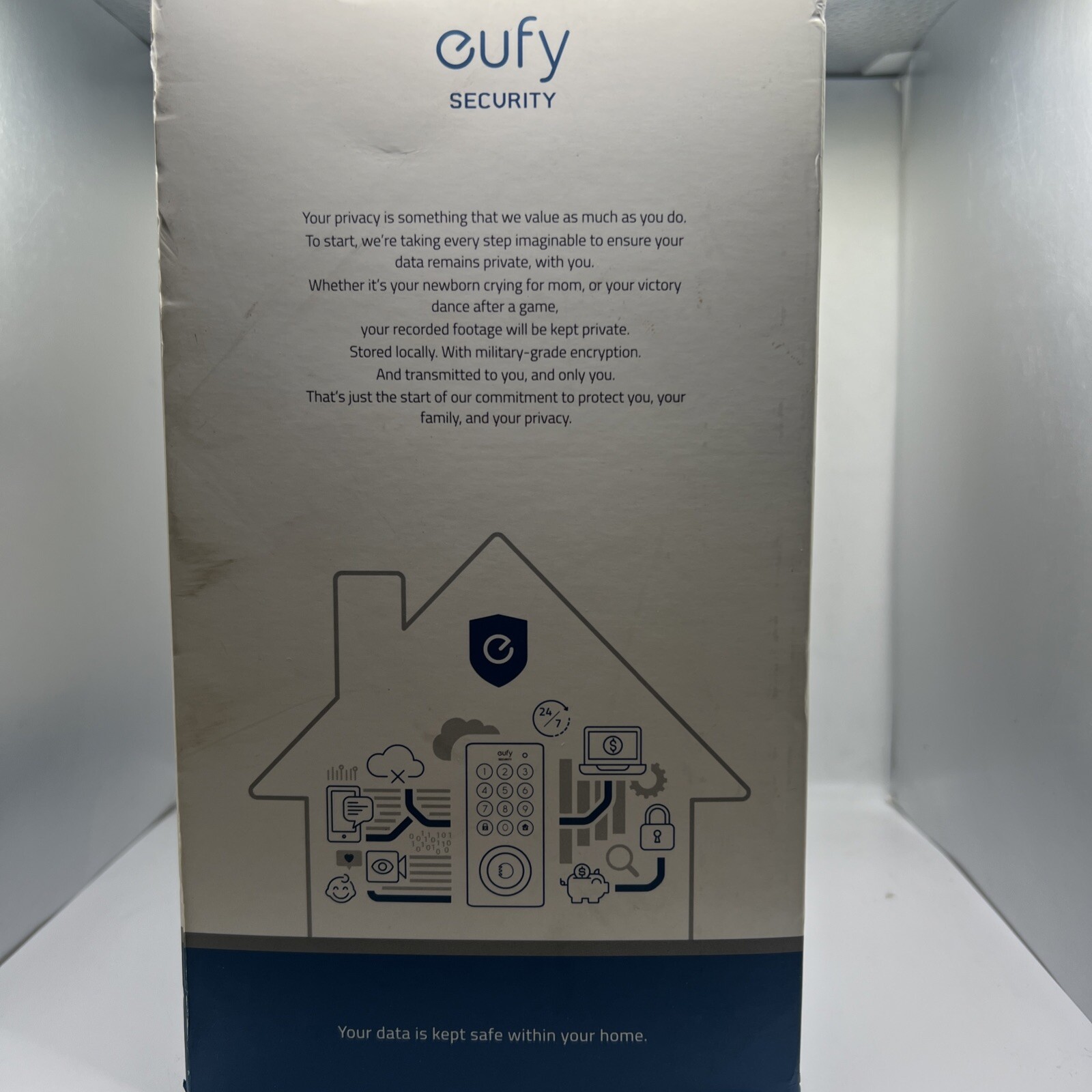 Eufy Security Keyless Entry Door Lock App Bluetooth Deadbolt T8500 - Black