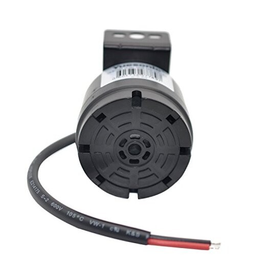 Universal 12-24V 100dB Waterproof Back-Up Alarm () Black-1 PCS