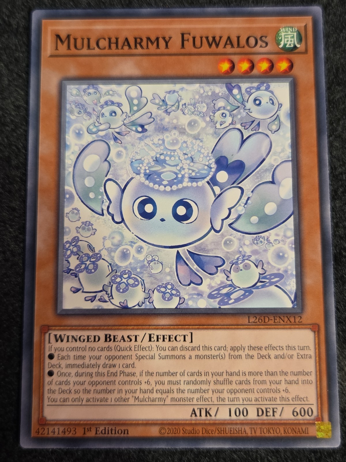 1X NM Mulcharmy Fuwalos - L26D-ENX12 - Common 1st Edition