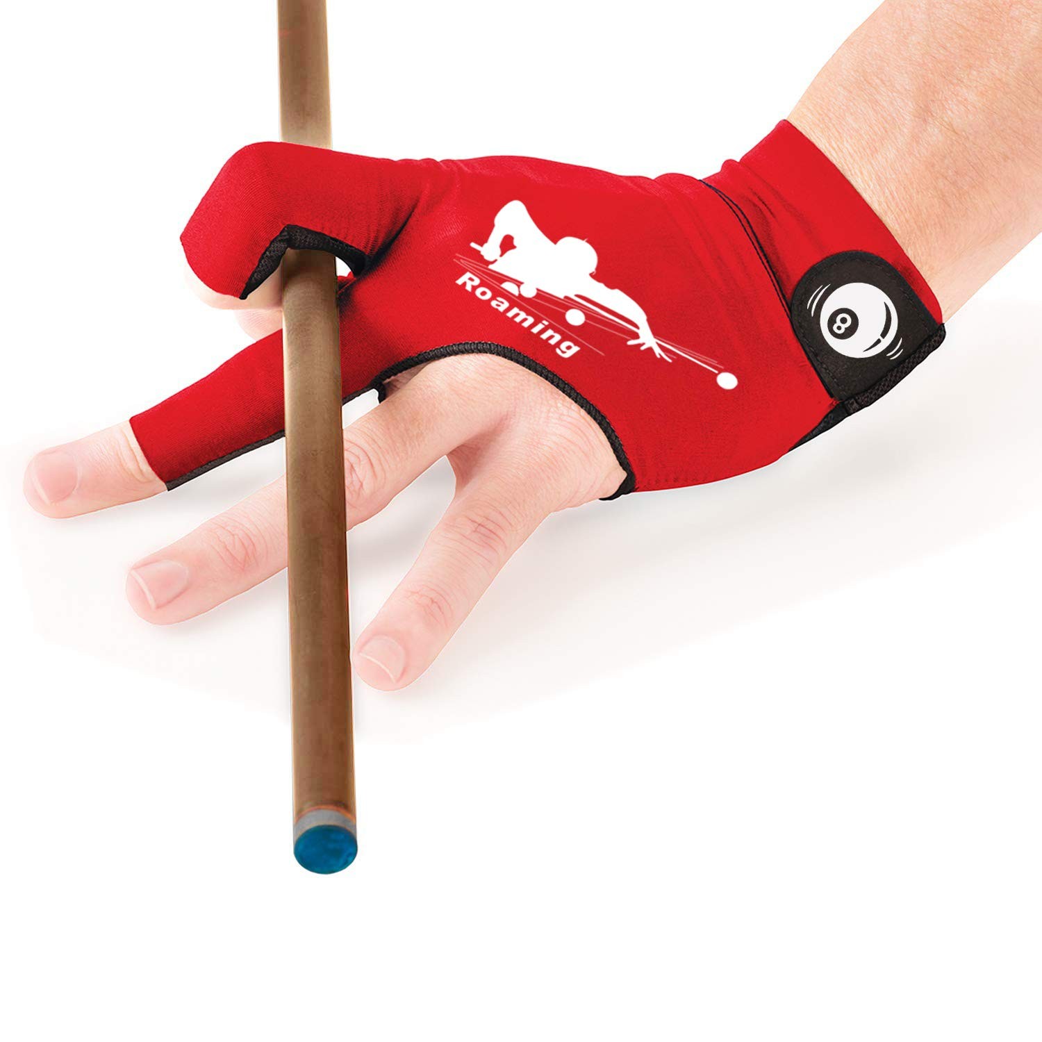 Carom Pool & Snooker Cue Gloves for Men & Women – Left or Right Hand Fit