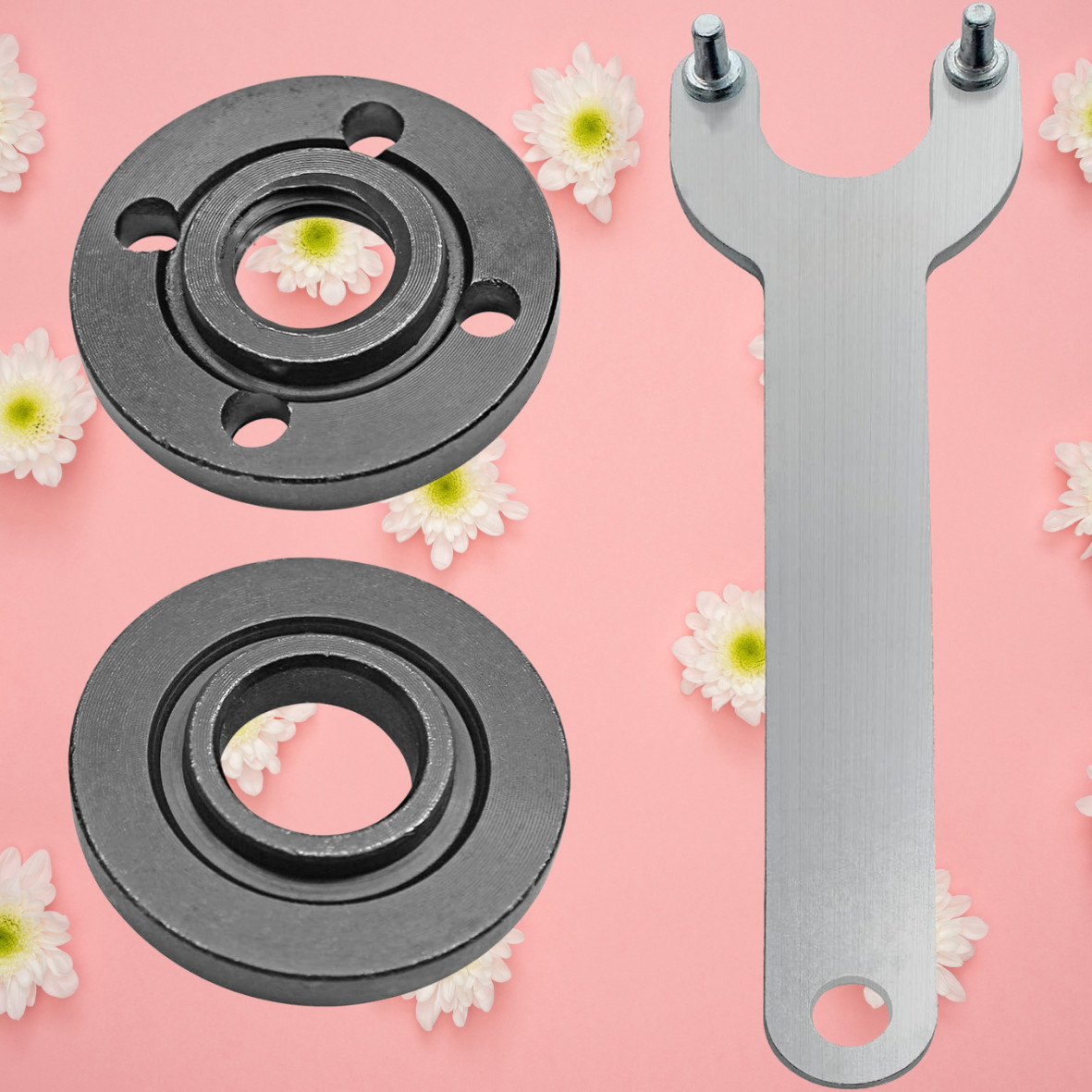 Grinder Flange Lock Nut Wrench Fit Milwaukee Dewalt Makita 4-1/2"5" 5/8-11 Parts