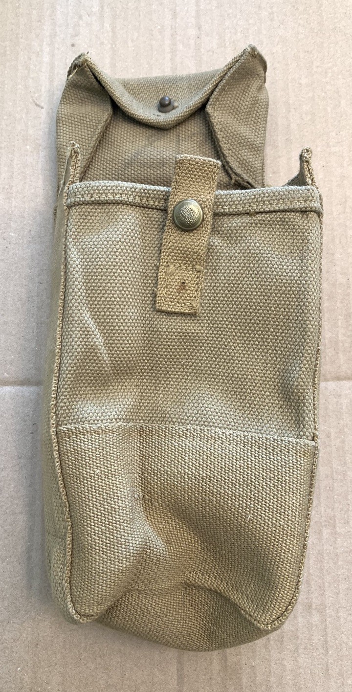 Original WWII British P37 Ammo Pouch 1943 Dated