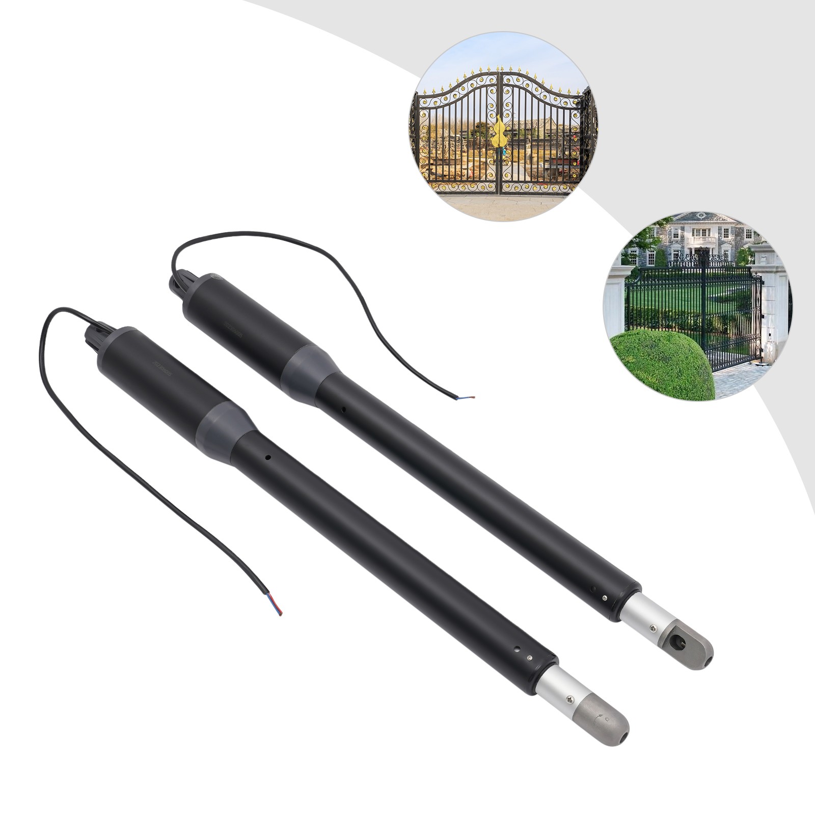 Automatic Gate Opener Dual Swing Gate Opener Security System w/ Remote Control
