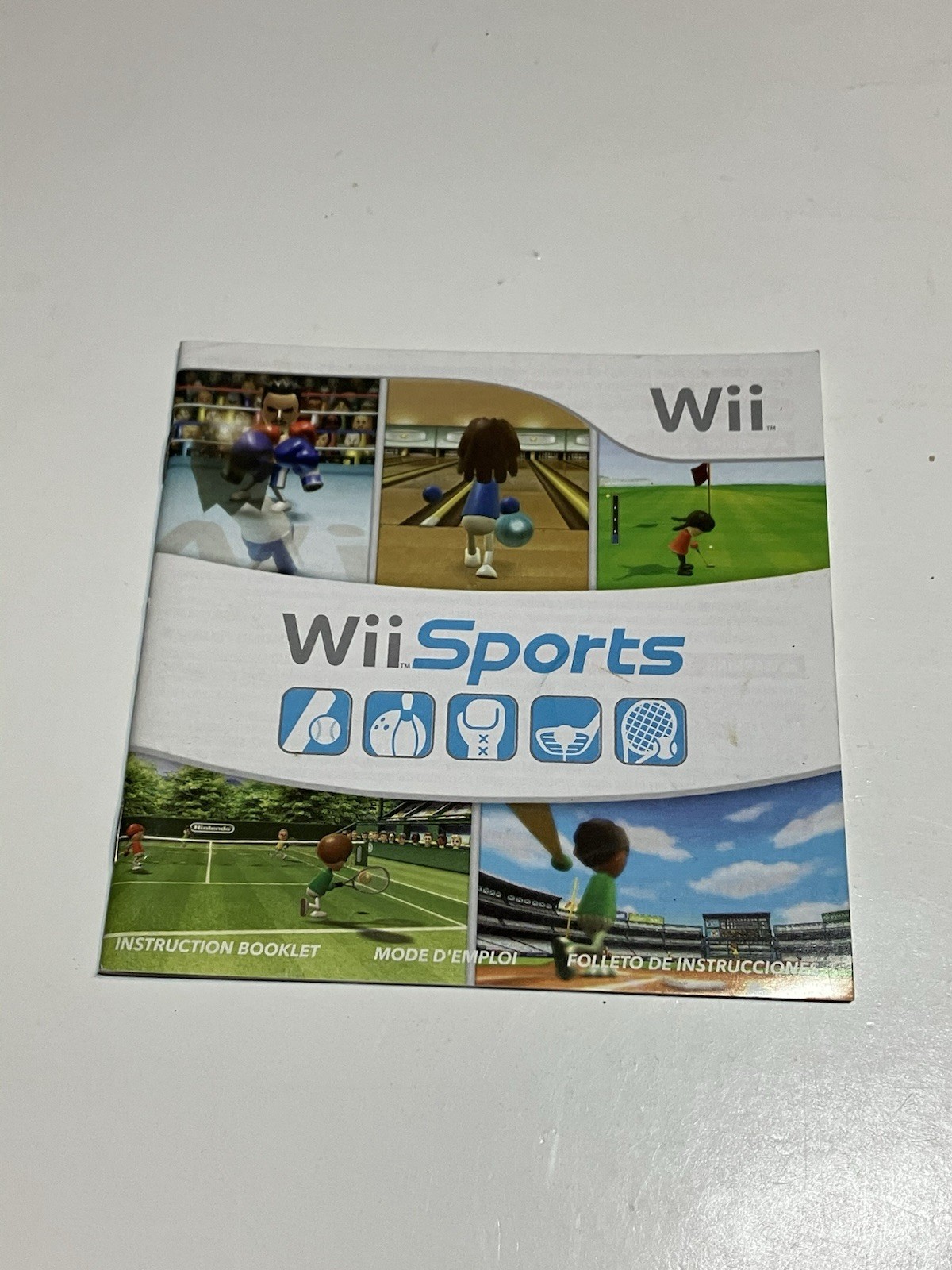 Wii Sports Instruction Booklet ONLY! (Nintendo Wii) Manual