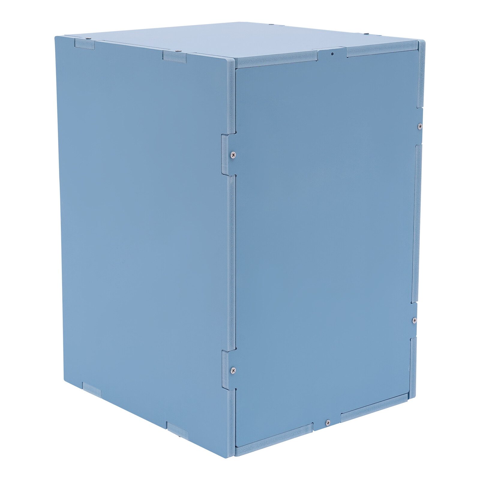 11-Compartment Vertical Desktop Sorter in Blue – Durable File Organizer