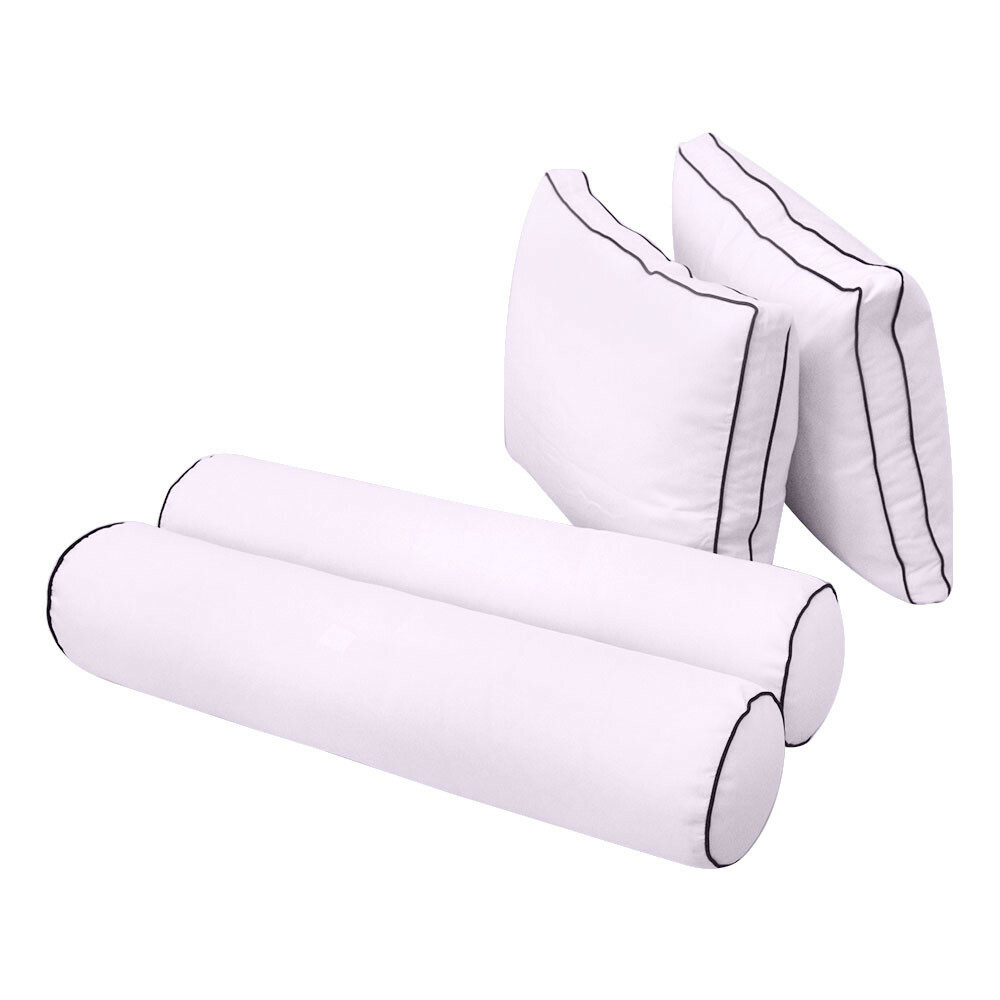 COVER ONLY STYLE 1 Mattress Pillow Daybed Porch Swing Contrast Trim Crib AD107
