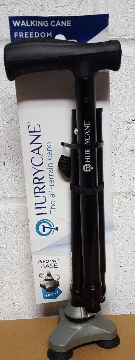 NEW Hurrycane Pivoting Walking Folding Freedom Safety black, blue, red,  purple
