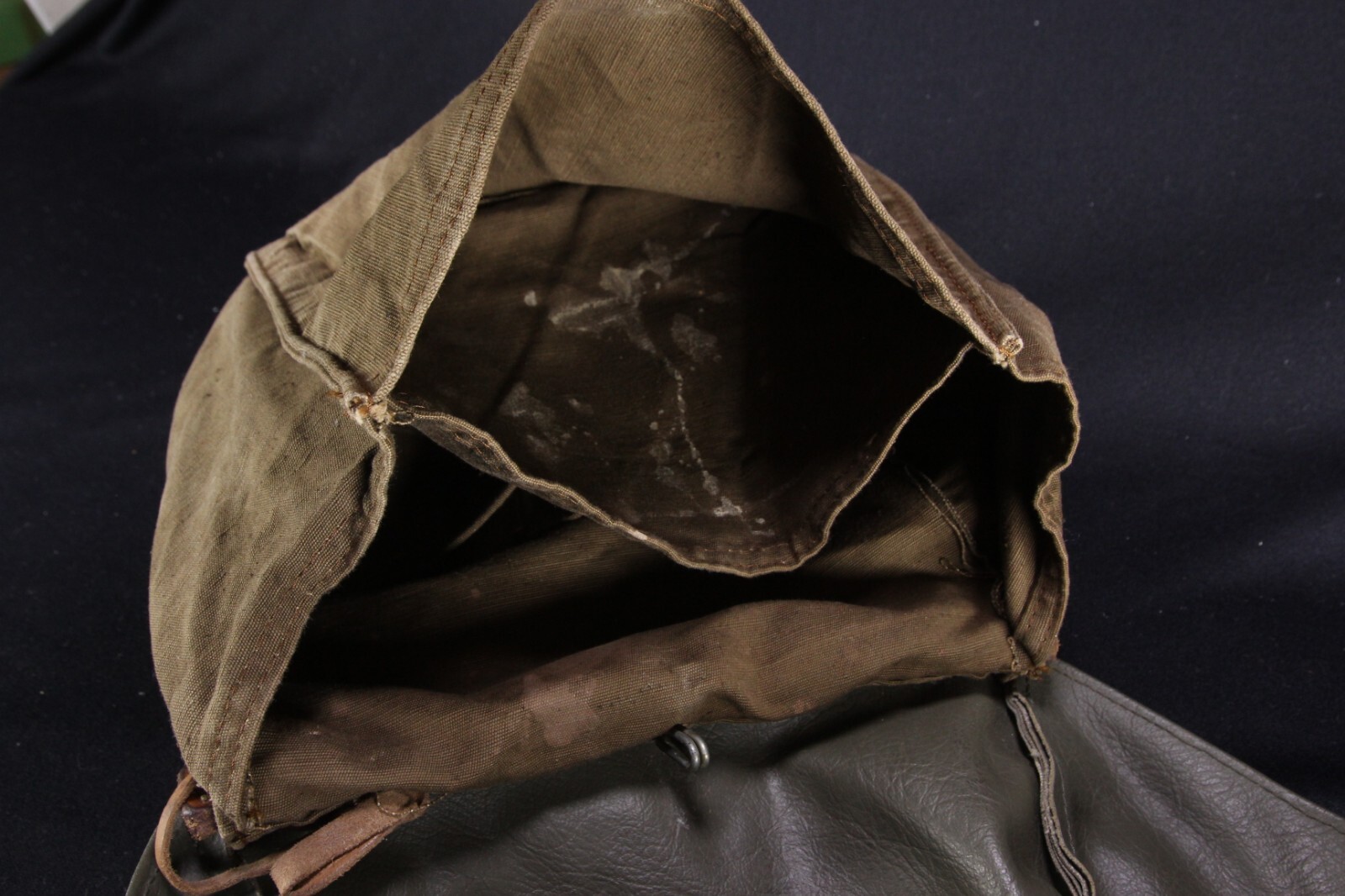 VTG Hans Jaggi Rohrbach Germany Switzerland Satchel Messenger Bag Canvas Leather