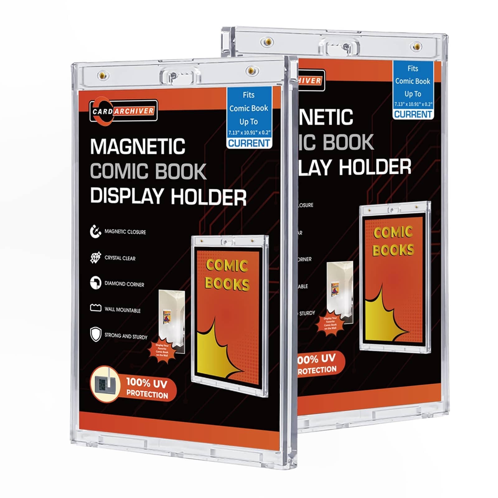 HYARUAT Comic Book Top Loaders - Protector Hard Case Sleeve, Toploader Holder fo