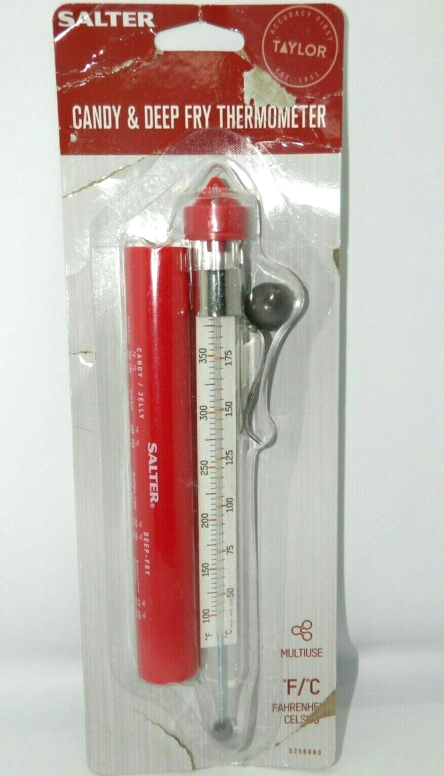 Taylor - Kitchen Gadgets - Candy & Deep Fry Thermometer 8.5" Long