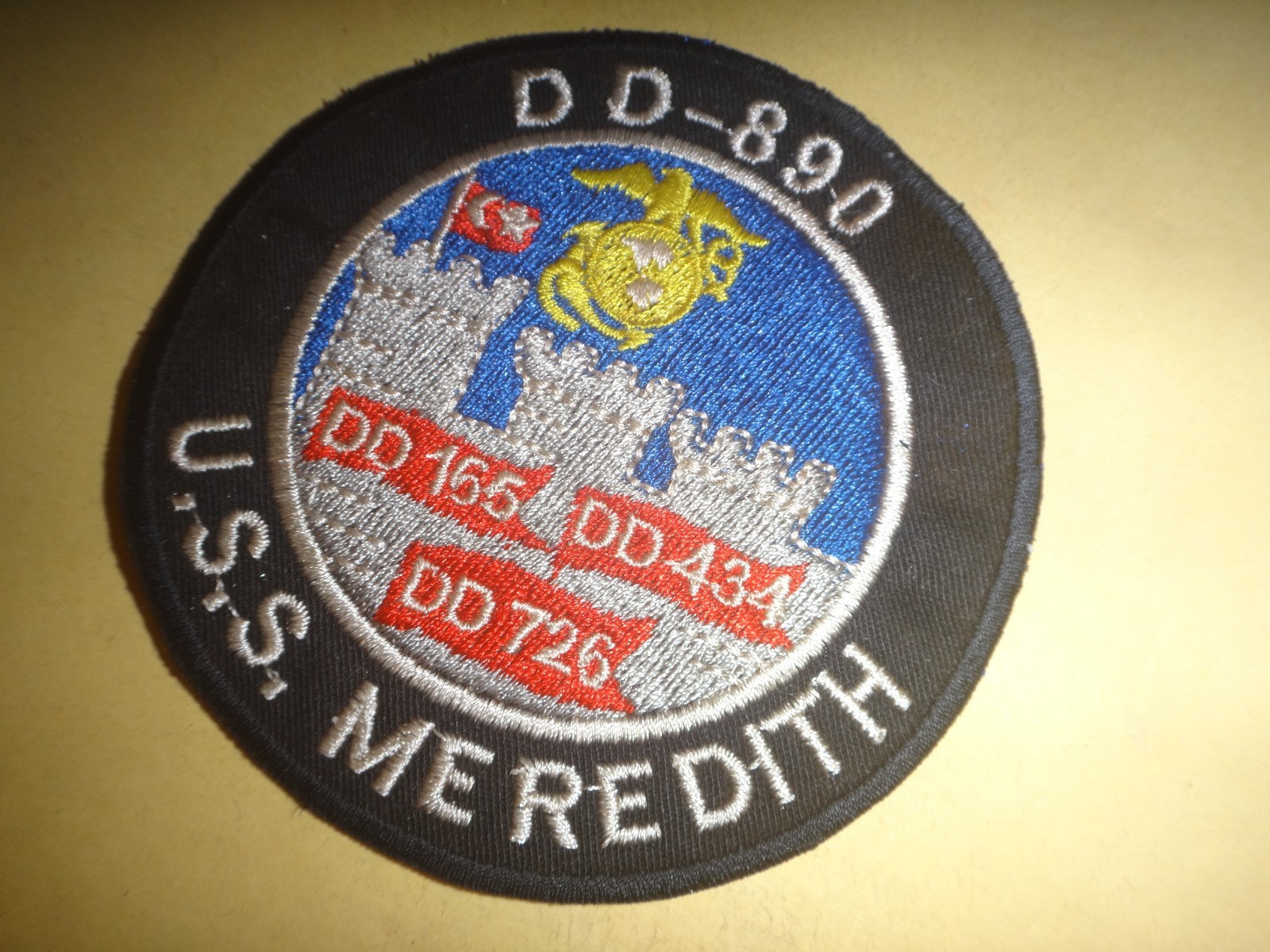 US Navy USS MEREDITH DD-890 Destroyer Vietnam War Patch