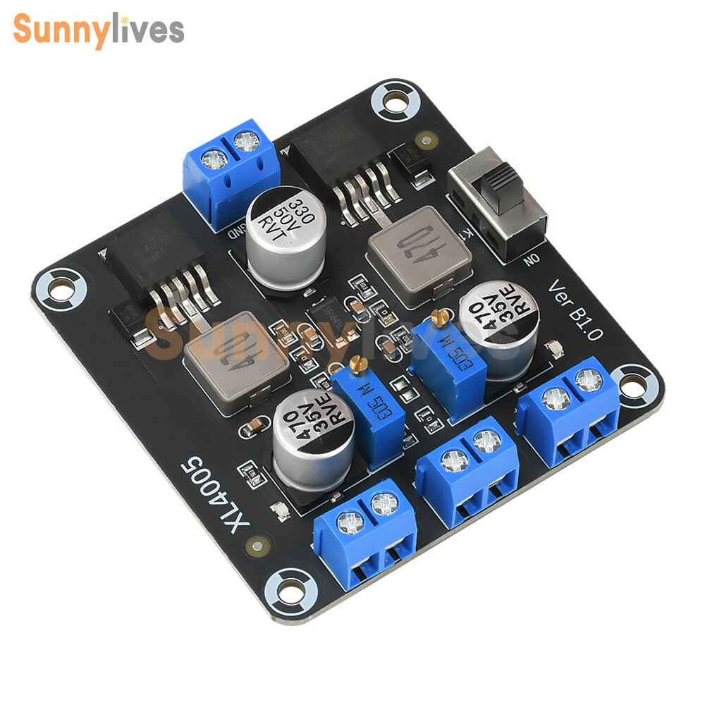 DC-DC 5-32V to 0.8-30V Adjustable Step-Down Power Module Xl4005E1 Dual Switch 5A