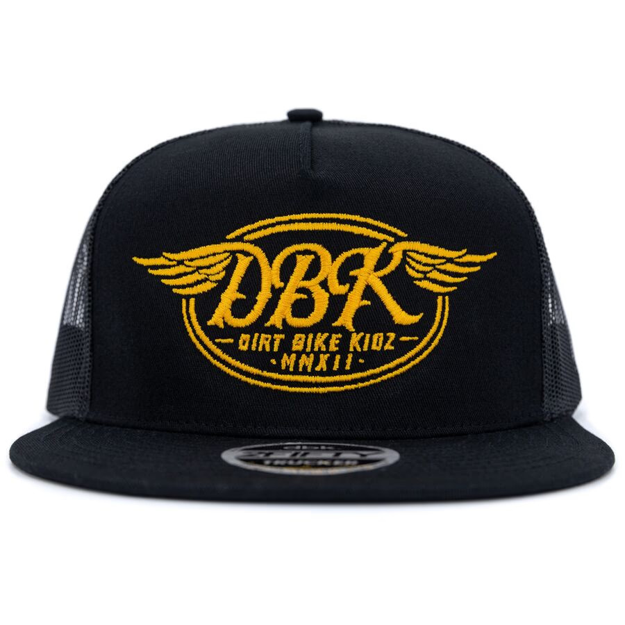 Dirt Bike Kidz Goldwings 2Fifty Snapback Hat - Black HAT-GOLDWINGS-2FIFTY