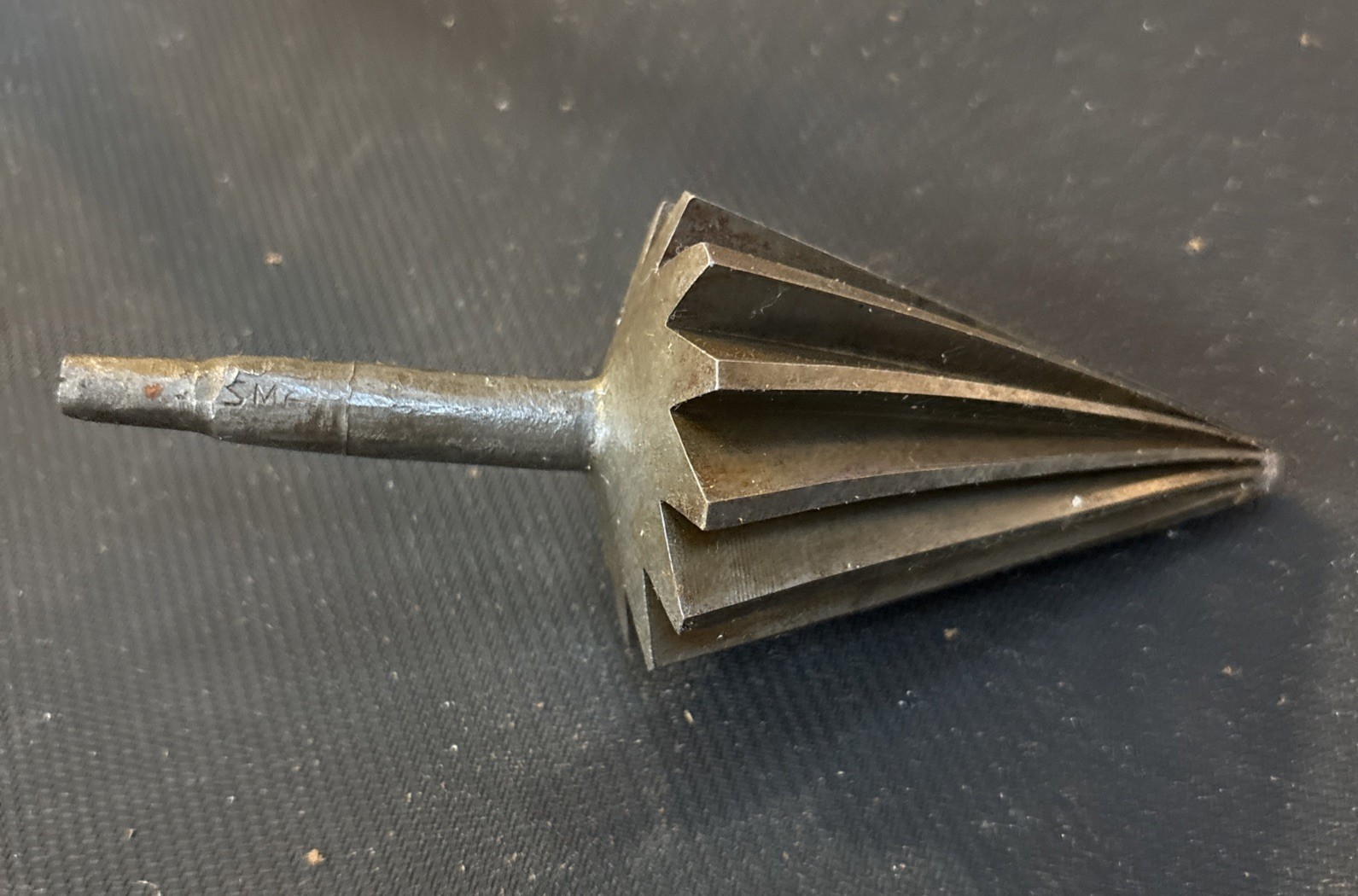 Antique Standard Mfg Co SM CO Conical Pipe Burring Reamer Bit 12-Flute Brace Bit