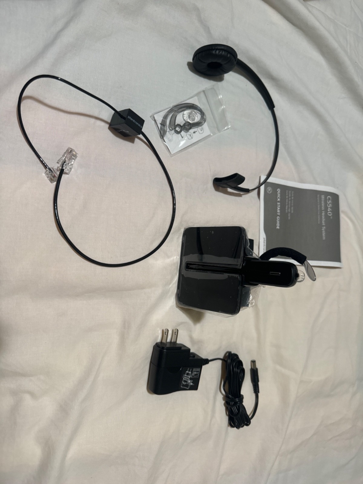 Plantronics Wireless Headset System CS540 Headset and Base
