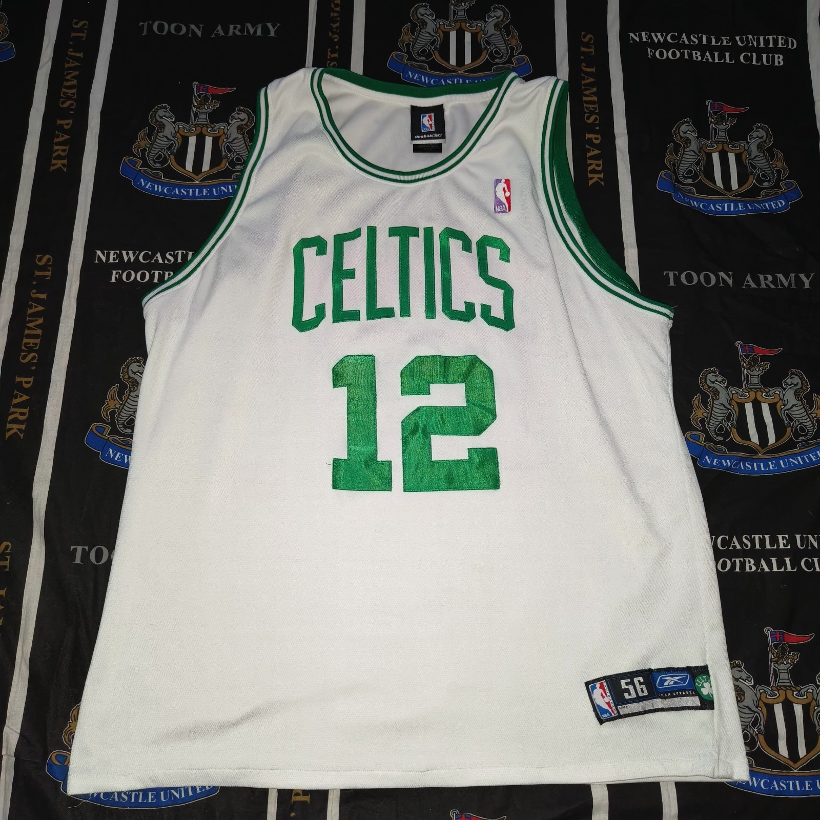 USA NBA BOSTON CELTICS BASKETBALL SHIRT JERSEY REEBOK RICKY DAVIS SIZE 56