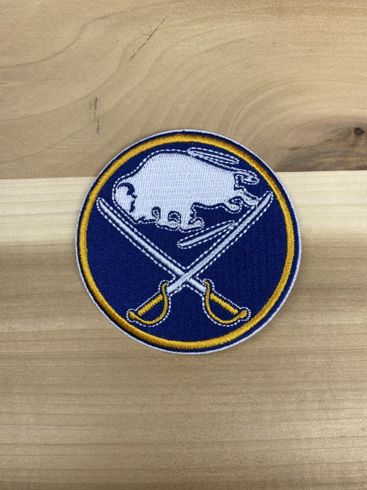 Buffalo Sabres Logo Embroidered Iron-on Patch 3"x3"