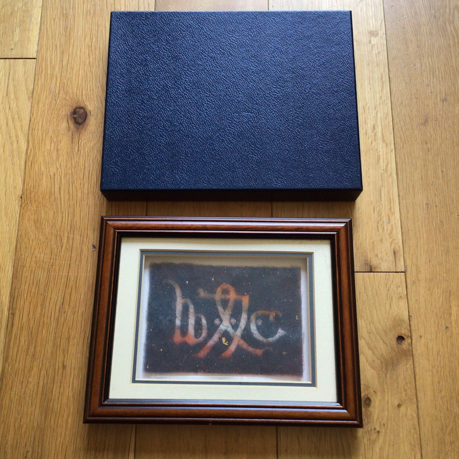 Boxed Gillian Spires Framed Handmade Paper Print Titled Printer On Paper