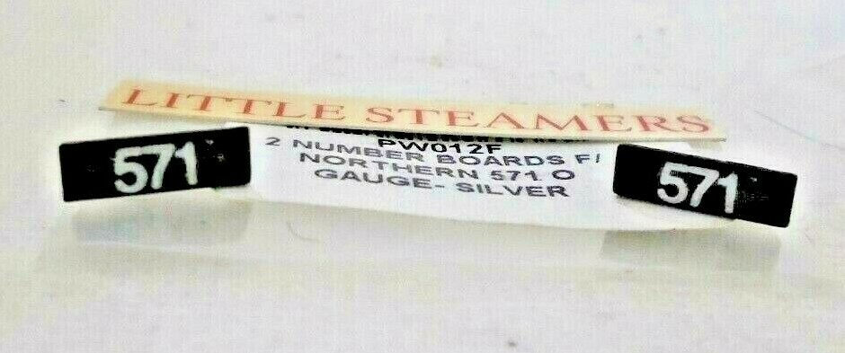 571 AMERICAN FLYER # BOARDS EARLY GILBERT 3/16 O GAUGE NORTHERN 571 PW012