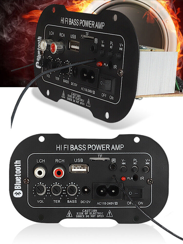 Bluetooth 5.0 50w Audio Amplifier Board HIFI Bass Stereo Digital Power Amp
