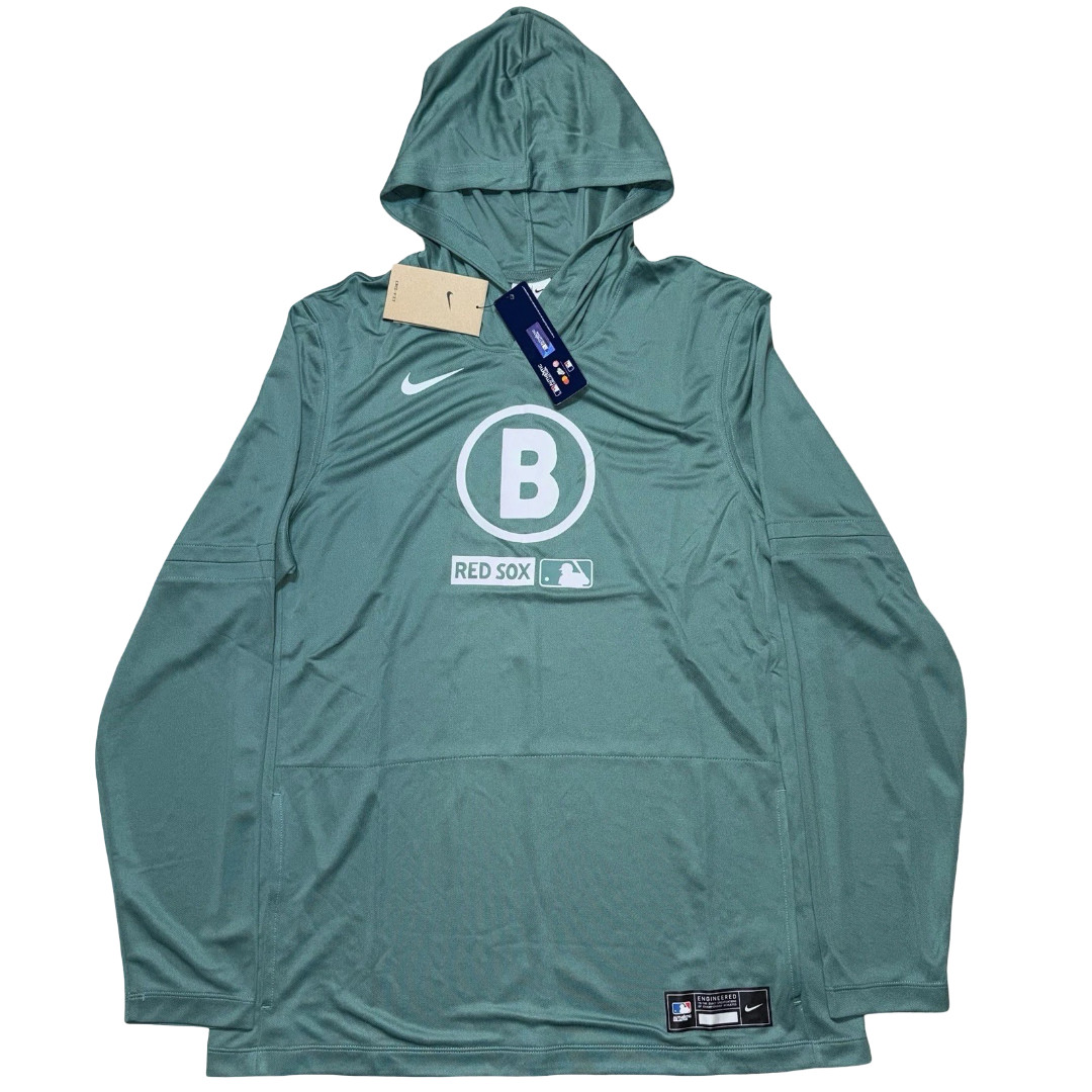 Boston Red Sox Nike 2026 City Connect Dri-FIT Hoodie T-Shirt Mens Green Monster