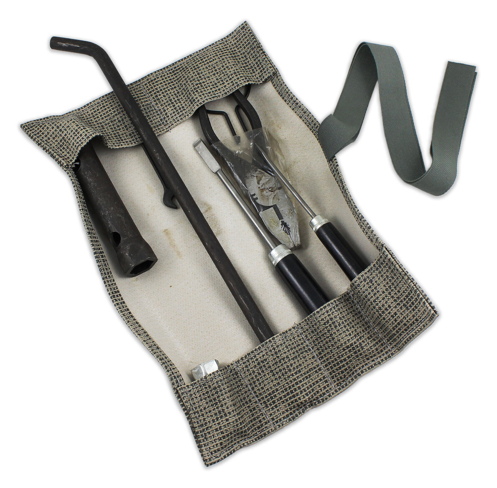 New Vintage Volkswagen Reproduction Mesh Grey Tool Kit Roll