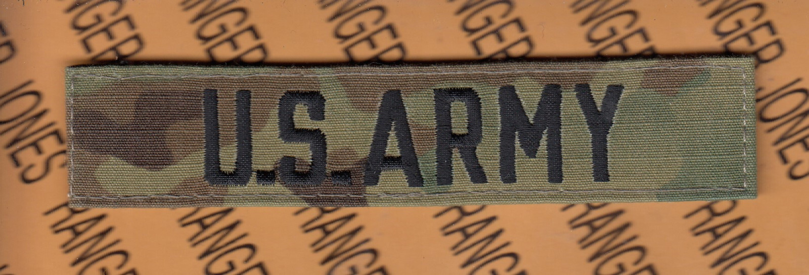 US Army Name tape OCP w/ HOOK ~5" cloth patch c/e