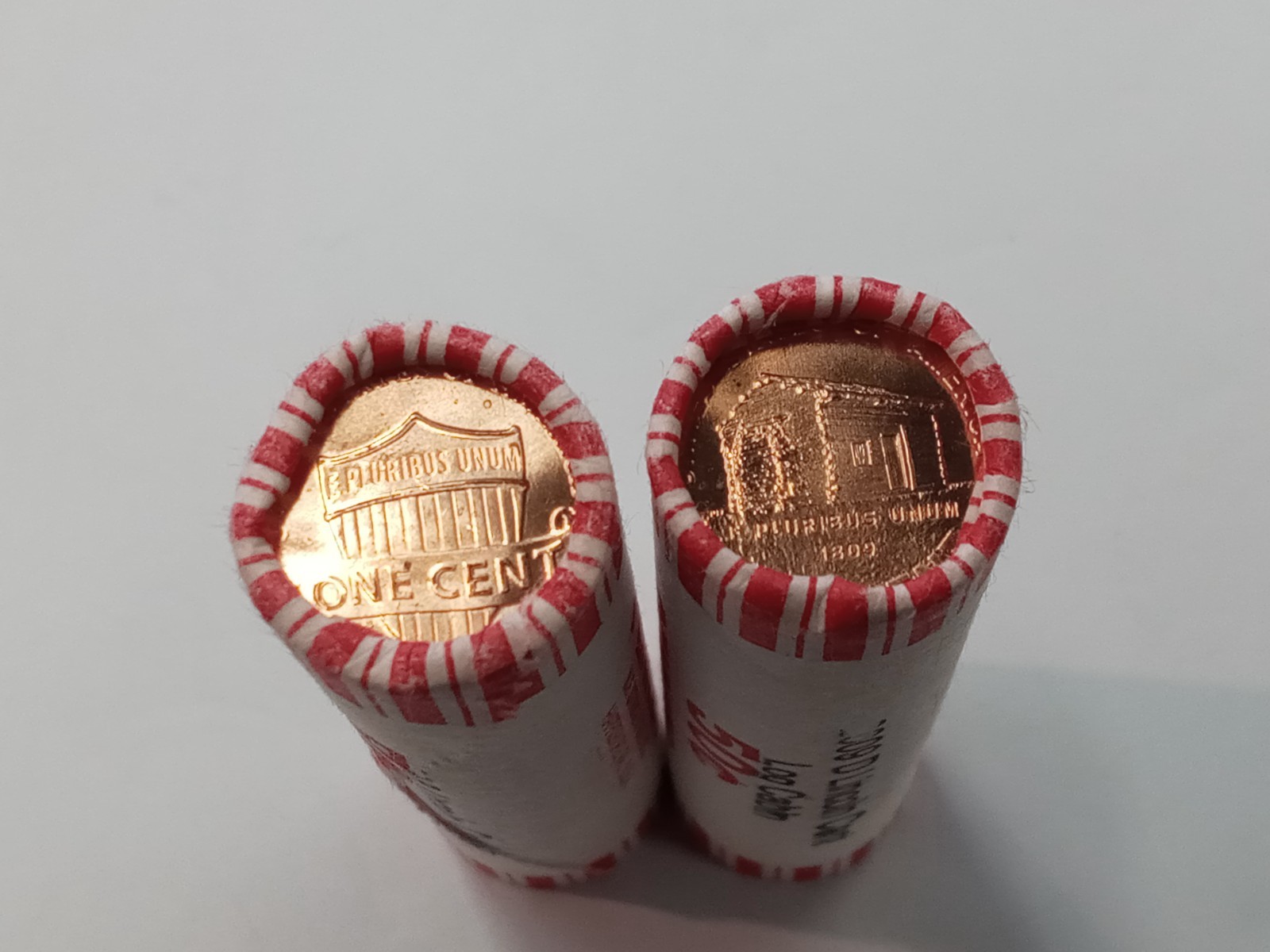 2009 D Lincoln Log Cabin Roll UNC with Bonus Shield Cent Roll (Date Unknown)