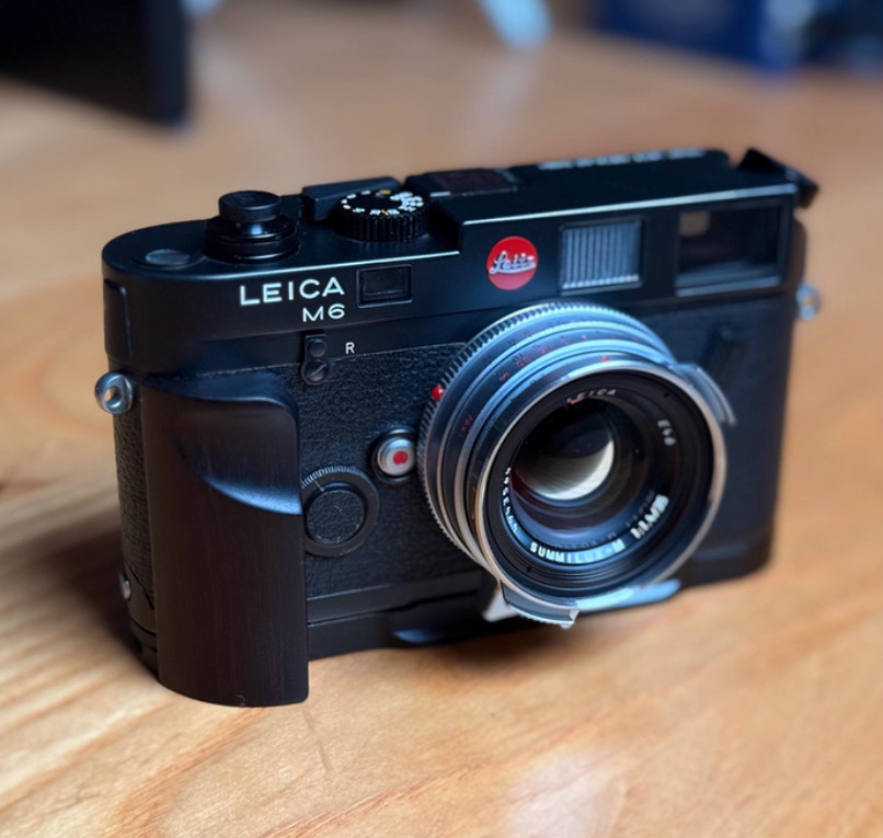 Aluminum Alloy Wood Handgrip For Leica M2 M3 M4 M6 M7 M4P MP MD MD2 MA Camera