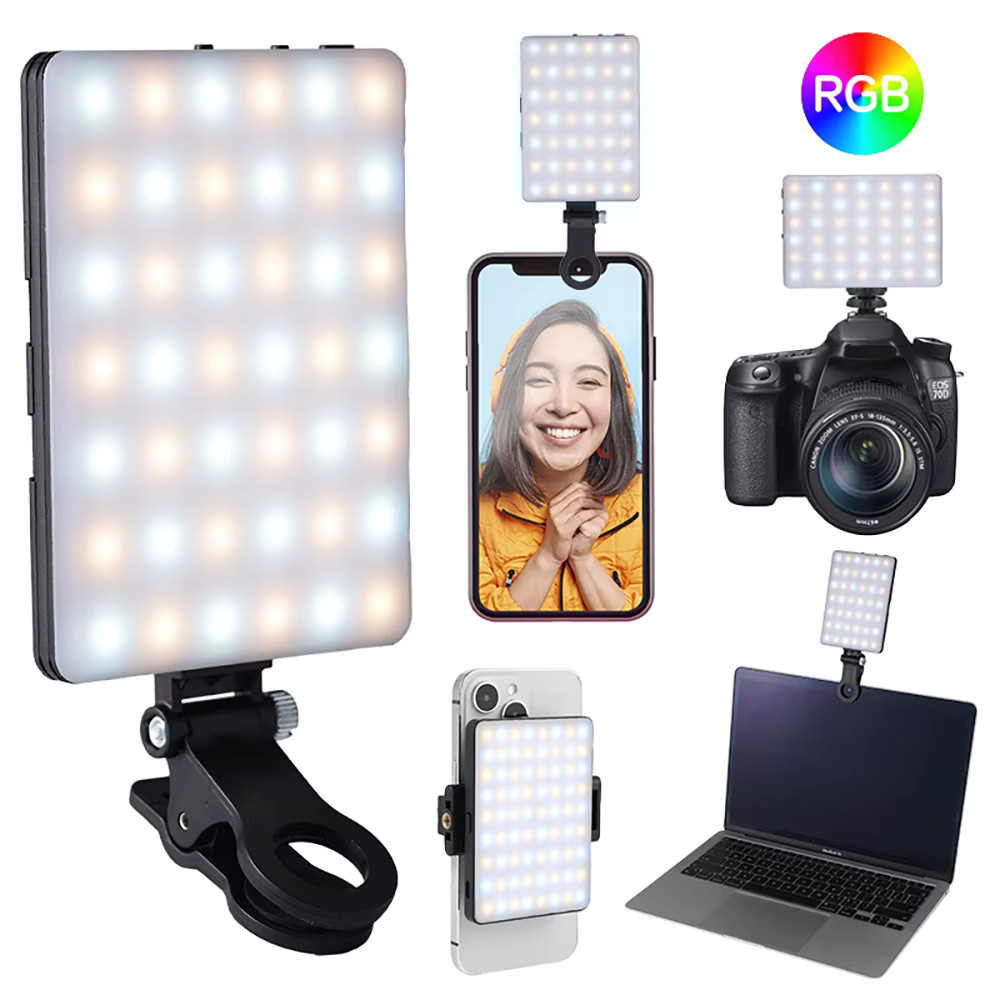 Mini Fill Light RGB LED Straight Pocket Video Photography Lighting Pocket Live