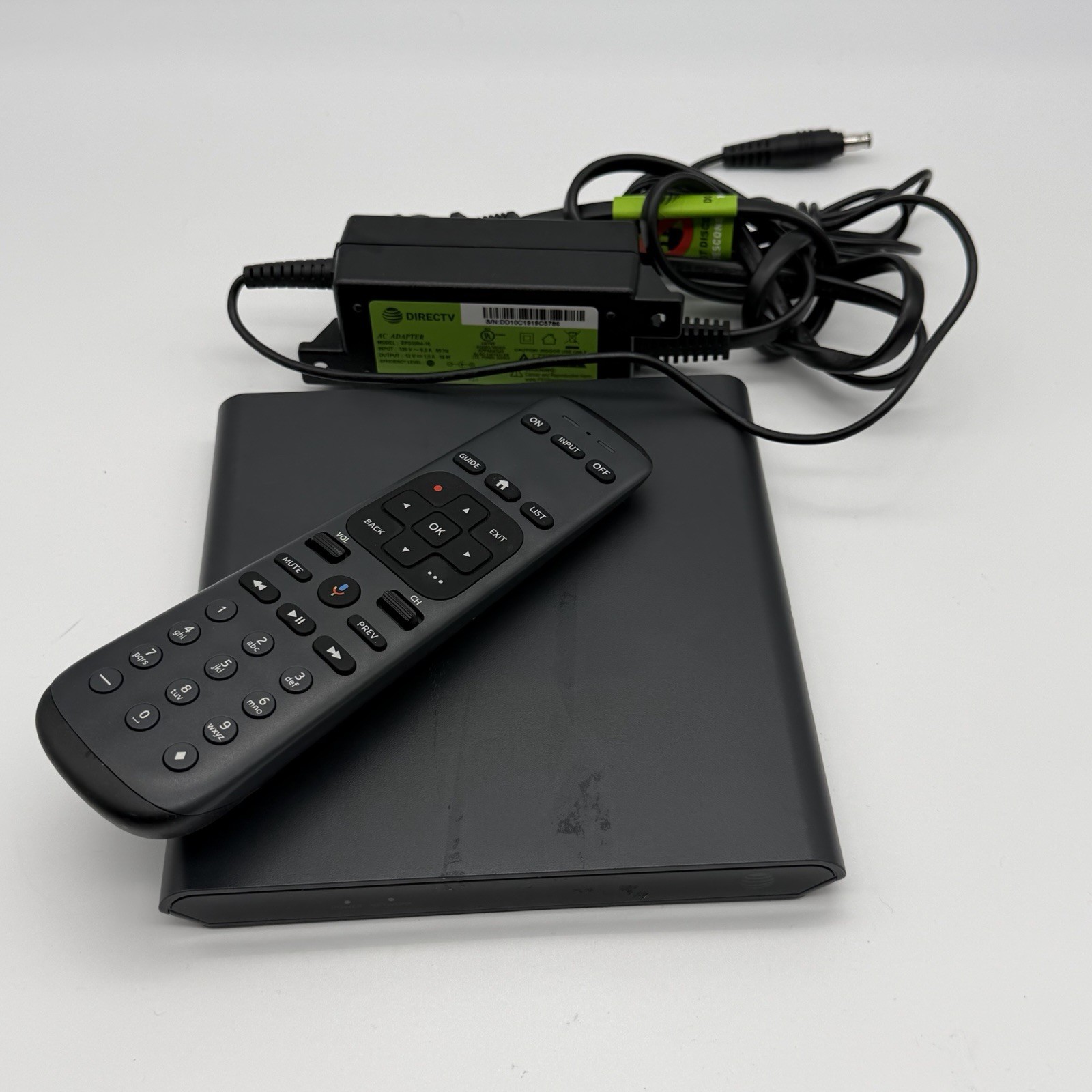 DIRECTV C71KW-200 Gemini Streaming Box w/ Remote & Power Adapter Tested Works