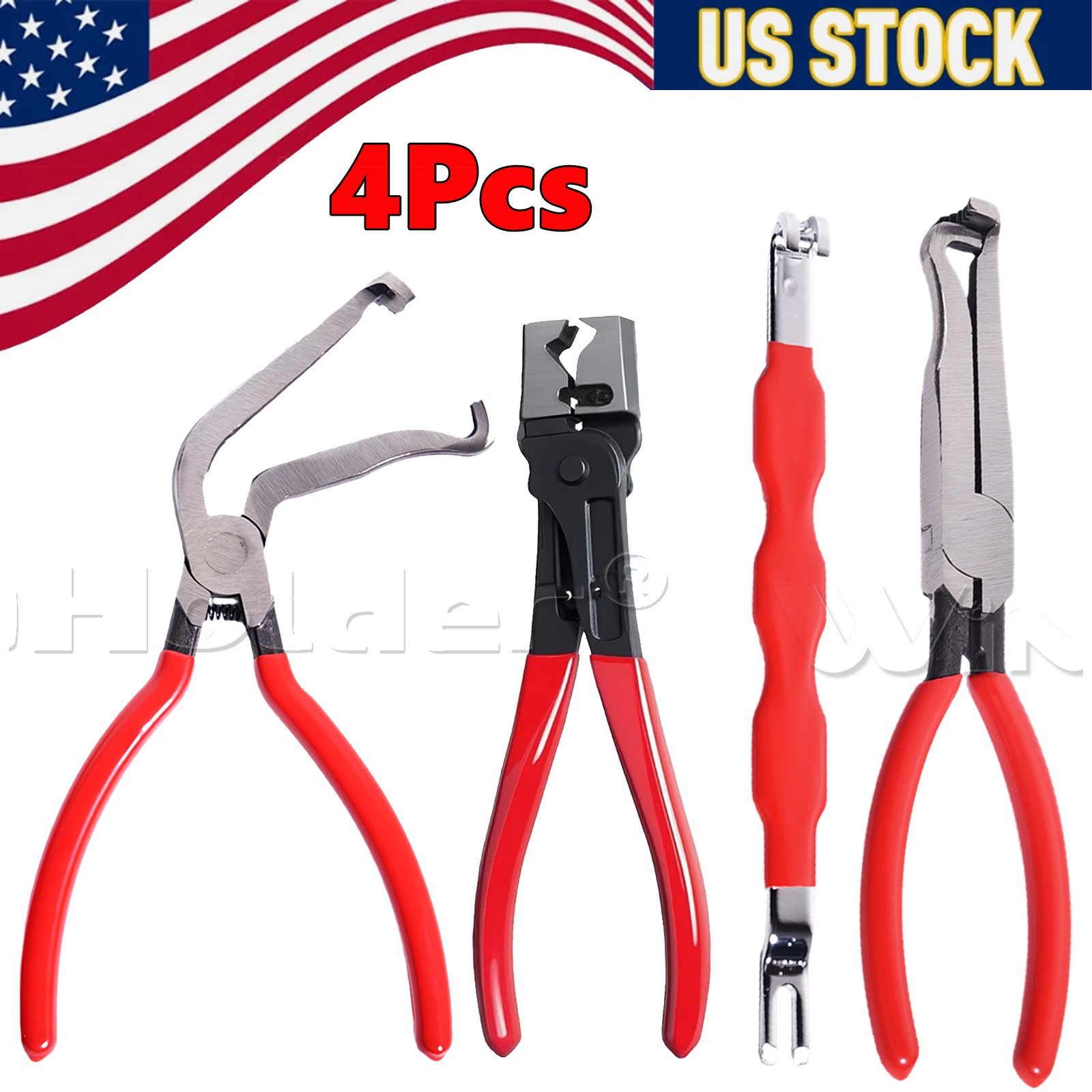 4 Pcs/Set Electrical Disconnect Pliers for Cars, Electrical Connector Separator