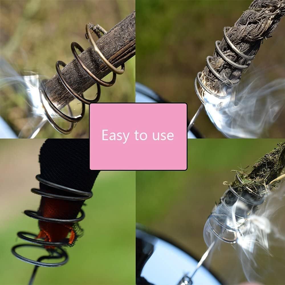 Camping Solar Spark Lighter Fire Starter Survival Emergency, Ignition, Windproof