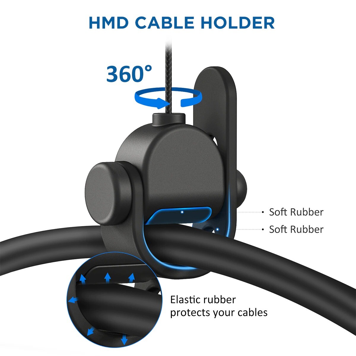 Cable Management Retractable Ceiling Pulley for Meta Oculus Quest 2 Rift VR