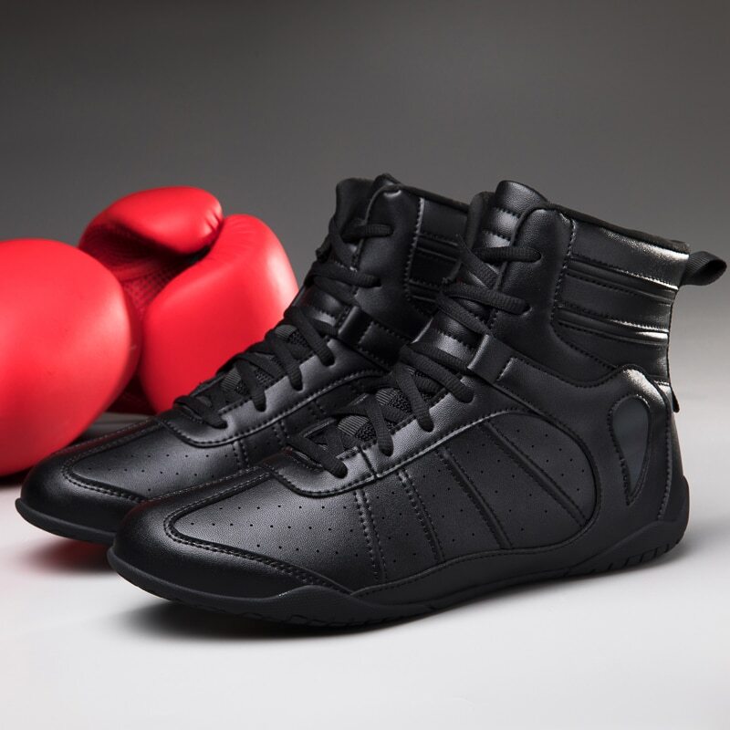 Professional High-top Wrestling Shoes Boxing Fighting Boots Wearable Sneakers