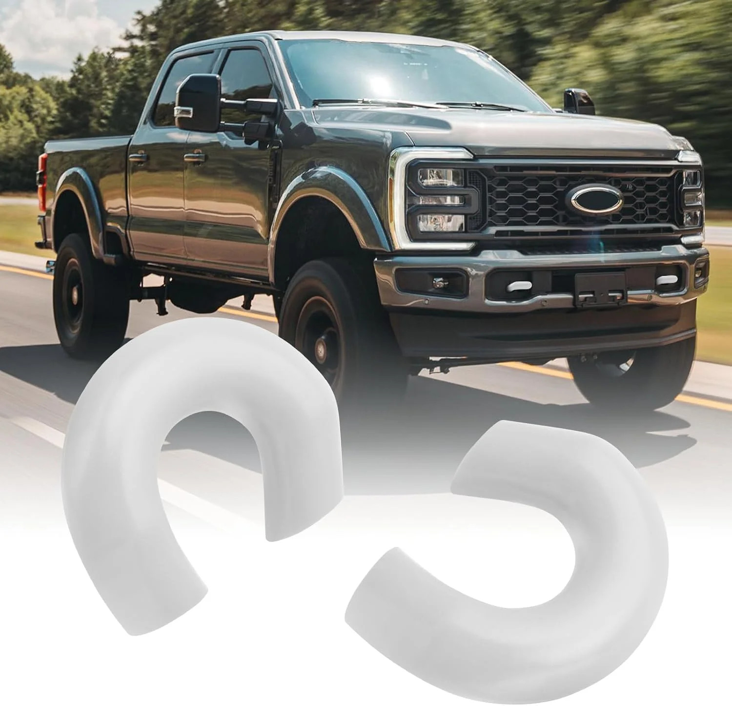 Tow Hooks Covers for Ford Super Duty F250 F350 F450 2017-2026 Compatible with Fo