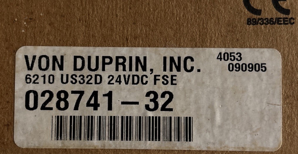 VON DUPRIN 6210 US32D 24VDC FSE Electric Strike 028741-32