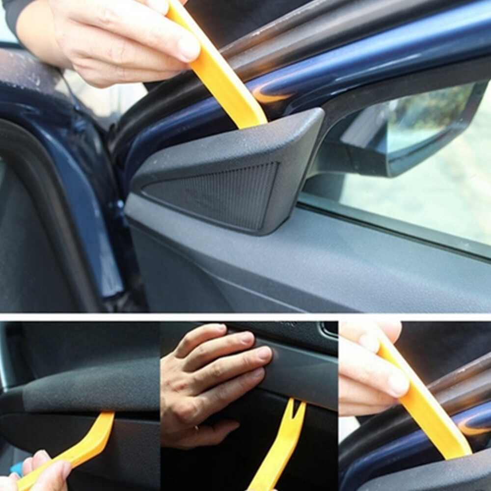 Car Radio Audio Stereo Door Trim Dash Panel Install Removal Pry Tool Tools Kit