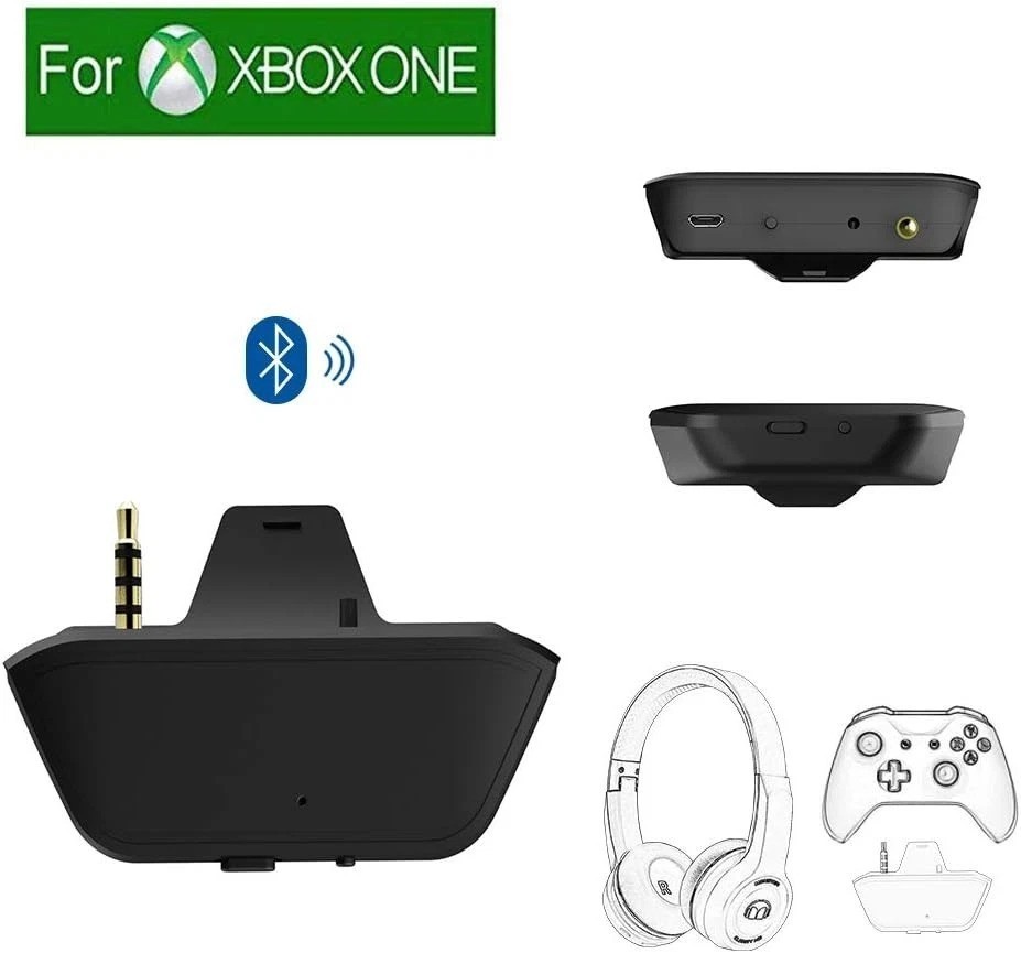Compact Bluetooth Audio Adapter for Xbox Controllers - Fits AirPods & More