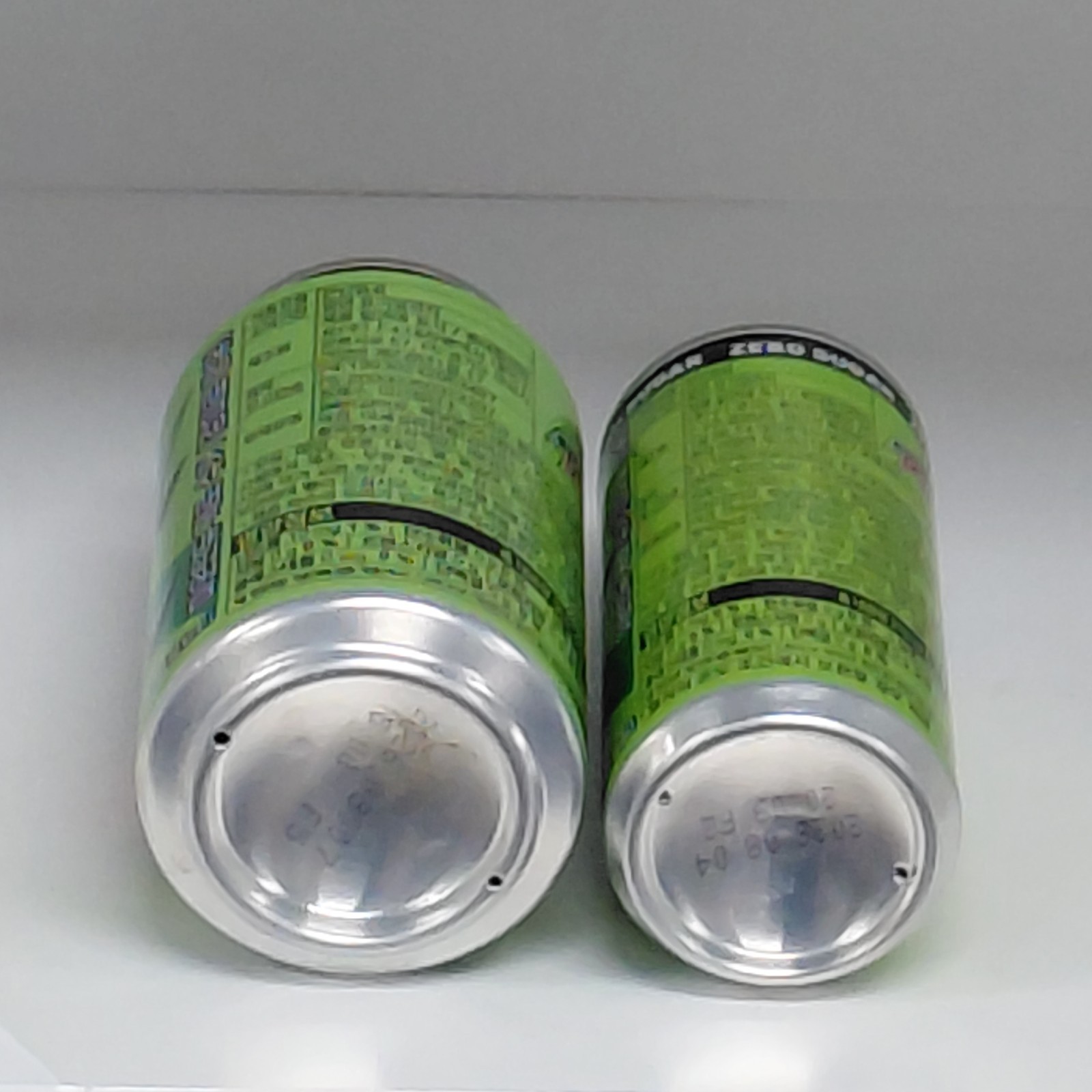 Mountain Dew Zero Sugar Can Empty . 2pieces set