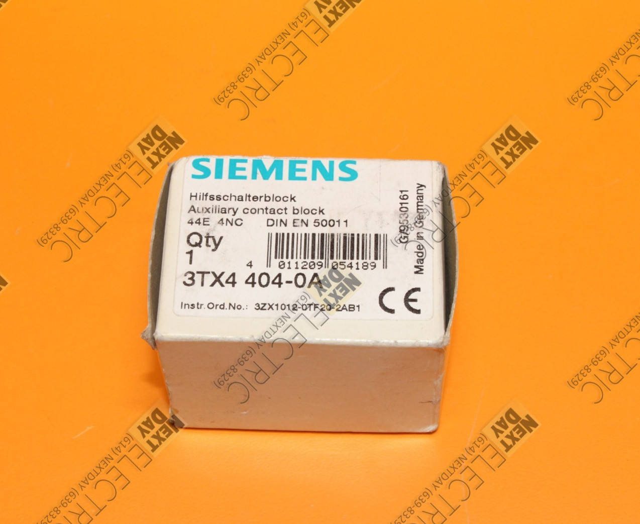 Siemens, 3TX4 404-0A, Auxiliary Contact Block Furnas ITE