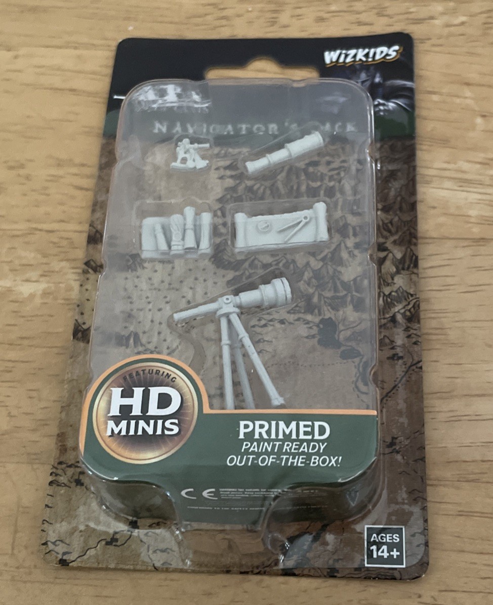 Navigator’s Pack  Wizkids Deep Cuts Miniatures Primed Unpainted New!