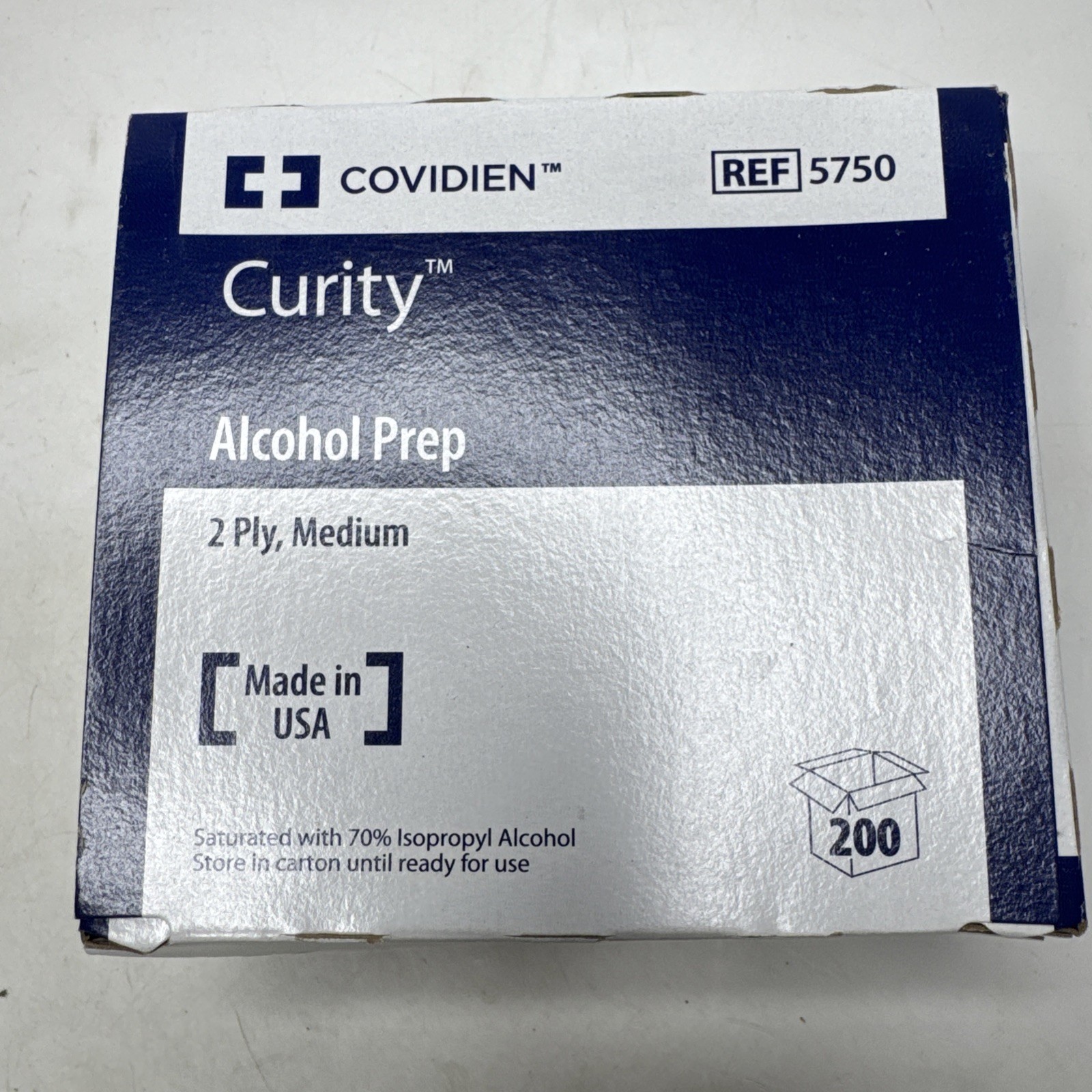 Webcol Alcohol Wipes 2Ply Medium 200 Count Lot 2